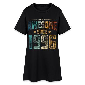 1996 Naissance Année de naissance - Robe T-shirt Femme - noir - Devant