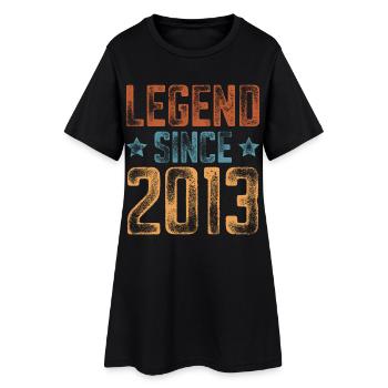 2013 Naissance Année de naissance Anniversaire - Robe T-shirt Femme - noir - Devant