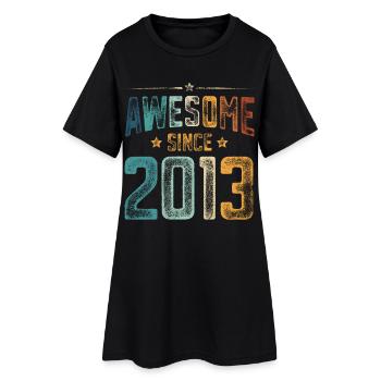 2013 Naissance Année de naissance - Robe T-shirt Femme - noir - Devant