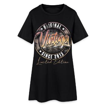 2013 Année de naissance Anniversaire Vintage - Robe T-shirt Femme - noir - Devant
