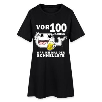 100 Jahre - 100. Geburtstag lustig Spruch - Frauen T-Shirt-Kleid - Schwarz - Vorne