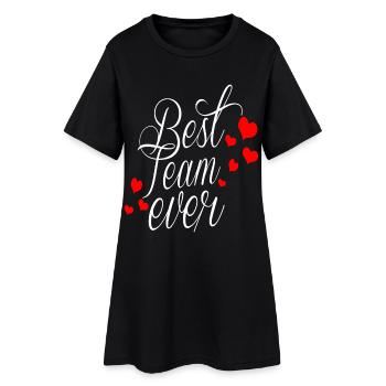MEILLEURE ÉQUIPE DE TOUS LES TEMPS - Robe T-shirt Femme - noir - Devant