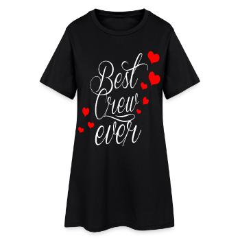 meilleur équipage de tous les temps! - Robe T-shirt Femme - noir - Devant