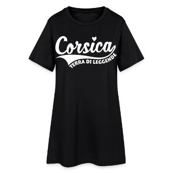 Corsica Terra Di Leggende - Robe T-shirt Femme - noir - Devant