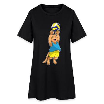 Joueuse de volley-ball félaire Volley-ball - Robe T-shirt Femme - noir - Devant