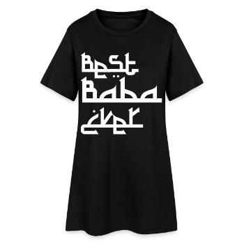 Best Baba Ever Father's Day Father Papa - Women’s T-Shirt Dress - black - Front