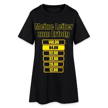 Meine Leiter Zum Erfolg Spielothek Casino - Frauen T-Shirt-Kleid - Schwarz - Vorne