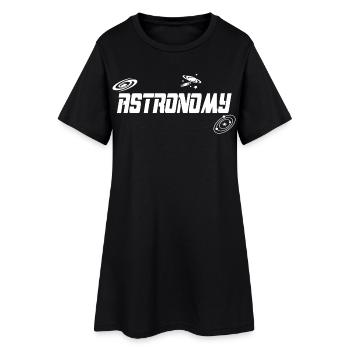 Astronomie - Robe T-shirt Femme - noir - Devant