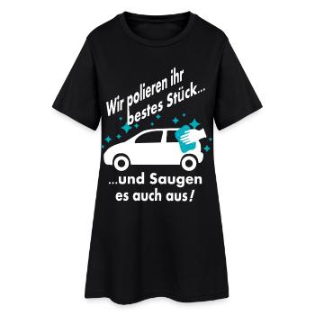 Car Laundry - Women’s T-Shirt Dress - black - Front