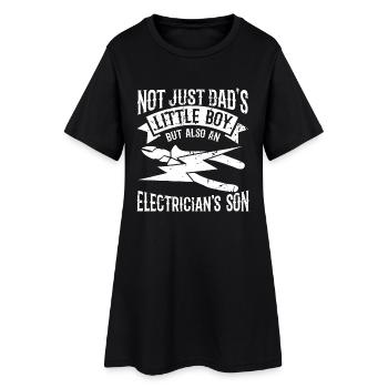 Electrical engineer son - Women’s T-Shirt Dress - black - Front