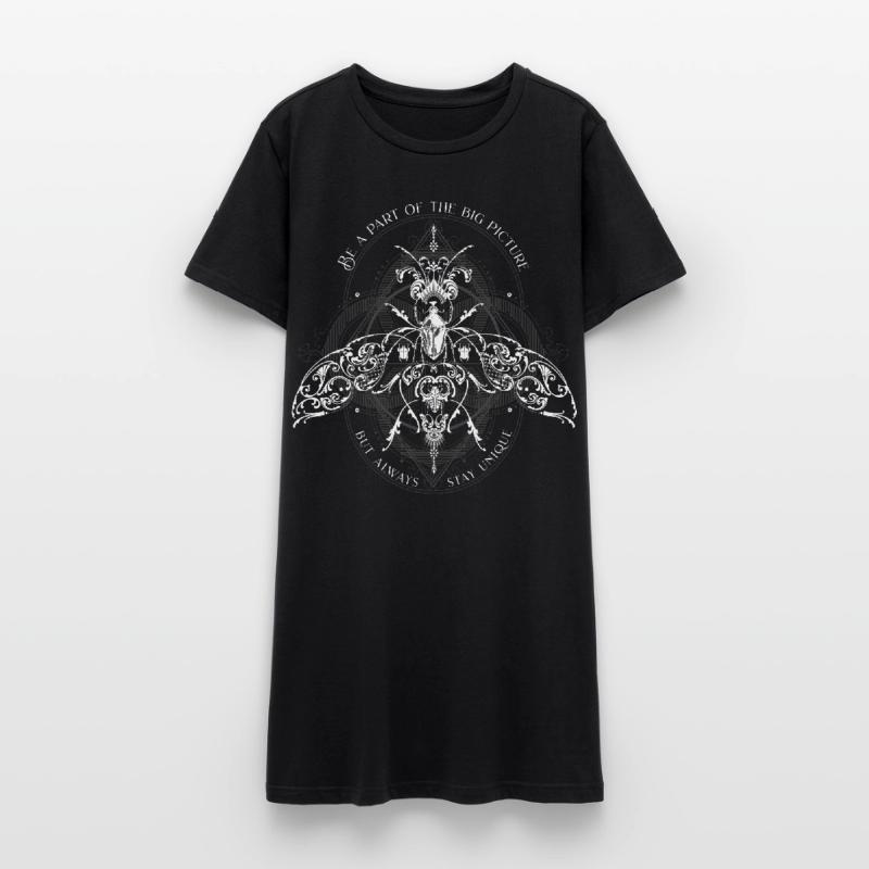 Insect Pattern Modèle d’insecte Psychédélique Bug Pattern Robe T-shirt Femme