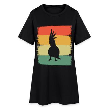 Cockatoo - Women’s T-Shirt Dress - black - Front