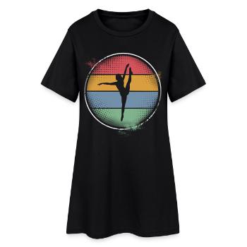 Ballet Balerina - Robe T-shirt Femme - noir - Devant