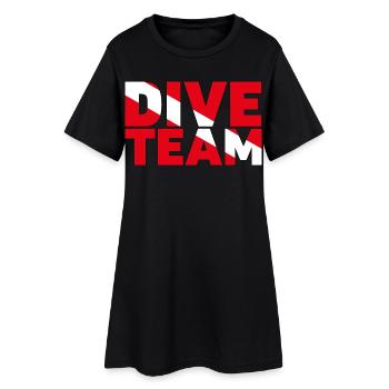 Dive Team. Perfect design for your diving team. - Women’s T-Shirt Dress - black - Front