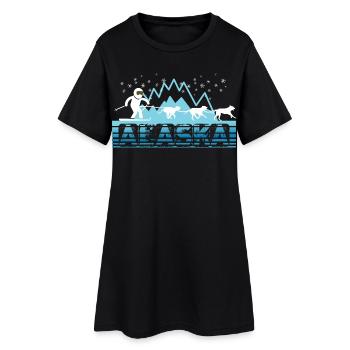 Alaska - Robe T-shirt Femme - noir - Devant