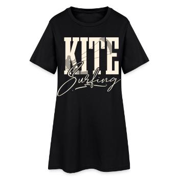 Kitesurfen Kitesurfer Kiteboard Kitesurf - Robe T-shirt Femme - noir - Devant