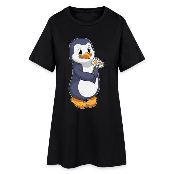 Pingouin Daisy - Robe T-shirt Femme - noir - Devant