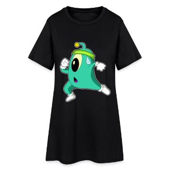 Jogging extraterrestre sport de jogging - Robe T-shirt Femme - noir - Devant