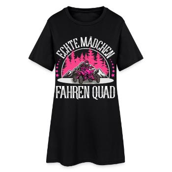 Quad ATV Offroad Quadfahrer - Frauen T-Shirt-Kleid - Schwarz - Vorne