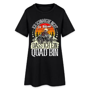 Quad ATV Offroad Quadfahrer - Frauen T-Shirt-Kleid - Schwarz - Vorne