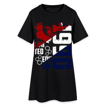 1990 Born USA - Women’s T-Shirt Dress - black - Front