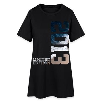 13. GEBURTSTAG LIMITED EDITION 2013 - Frauen T-Shirt-Kleid - Schwarz - Vorne