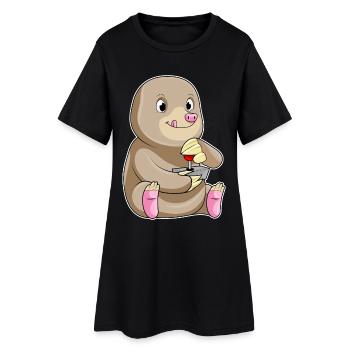 Mole Gamer Joystick - Robe T-shirt Femme - noir - Devant