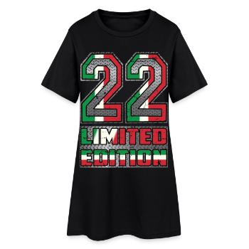 Italy Limited Edition 22 - Women’s T-Shirt Dress - black - Front