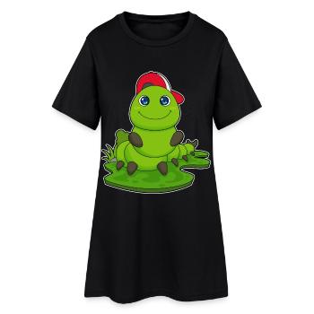 École Caterpillar Student Cap - Robe T-shirt Femme - noir - Devant
