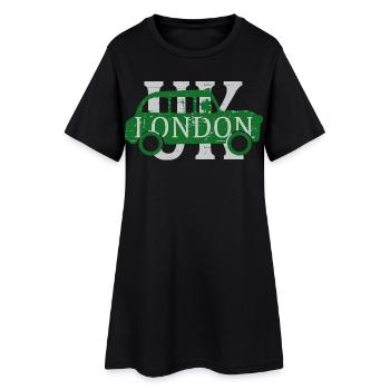 Taxi Queen de Londres - Robe T-shirt Femme - noir - Devant