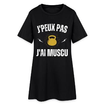 Je peux pas jai mucu - Robe T-shirt Femme - noir - Devant
