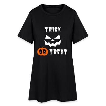 Halloween Trick or Treat - Women’s T-Shirt Dress - black - Front