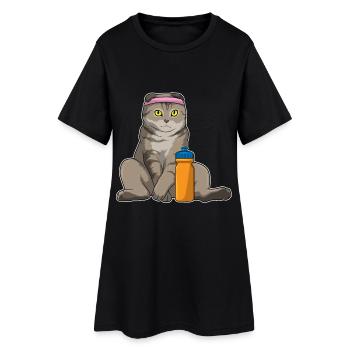 Gymnastique d’entraînement pour chats Fitness - Robe T-shirt Femme - noir - Devant