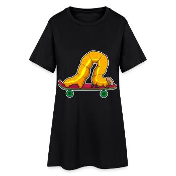 Caterpillar Skater Skateboard - Robe T-shirt Femme - noir - Devant