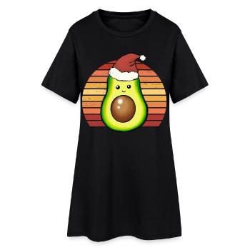 Chapeau de Noël d’avocat Cadeau de Noël - Robe T-shirt Femme - noir - Devant