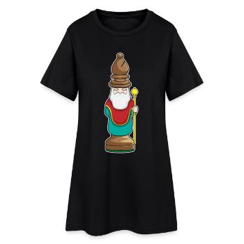 Pièce d’échecs Coureur d’échecs - Robe T-shirt Femme - noir - Devant