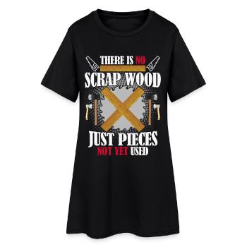 Drôle d’artisan charpentier - Robe T-shirt Femme - noir - Devant