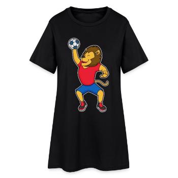 Joueur de handball de Löwe Handball - Robe T-shirt Femme - noir - Devant