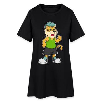 École des Tigres pour les Élèves Casquettes - Robe T-shirt Femme - noir - Devant
