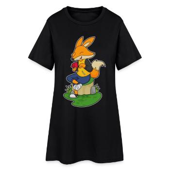 Fuchs Poker Poker Cards - Women’s T-Shirt Dress - black - Front