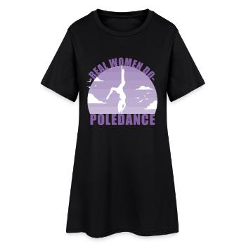 Pole Dance Dancer Poledancing Pole Gift - Women’s T-Shirt Dress - black - Front