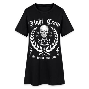 Équipe de combat - Robe T-shirt Femme - noir - Devant