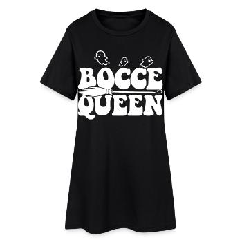 Bocce Queen Geist Halloween Kostüm Boule - Frauen T-Shirt-Kleid - Schwarz - Vorne