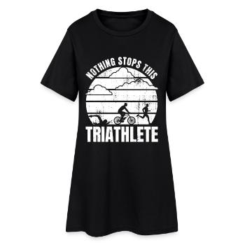 Triathlon Motivation - Robe T-shirt Femme - noir - Devant