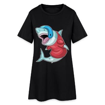 Sports de football américain de Hai - Robe T-shirt Femme - noir - Devant