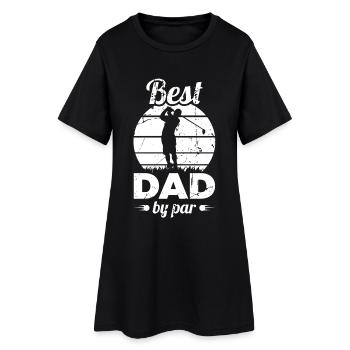 Bester Golf Vater - Frauen T-Shirt-Kleid - Schwarz - Vorne