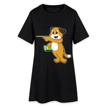 École de bâtons pointeurs pour enseignants chiens - Robe T-shirt Femme - noir - Devant