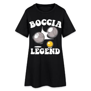 Boccia player Boccia ball and accessories Boccia - Women’s T-Shirt Dress - black - Front