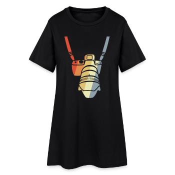 Ceinture de caméra - Robe T-shirt Femme - noir - Devant