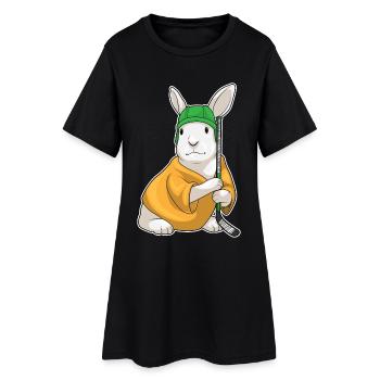 Bâtons de hockey sur glace Rabbit - Robe T-shirt Femme - noir - Devant
